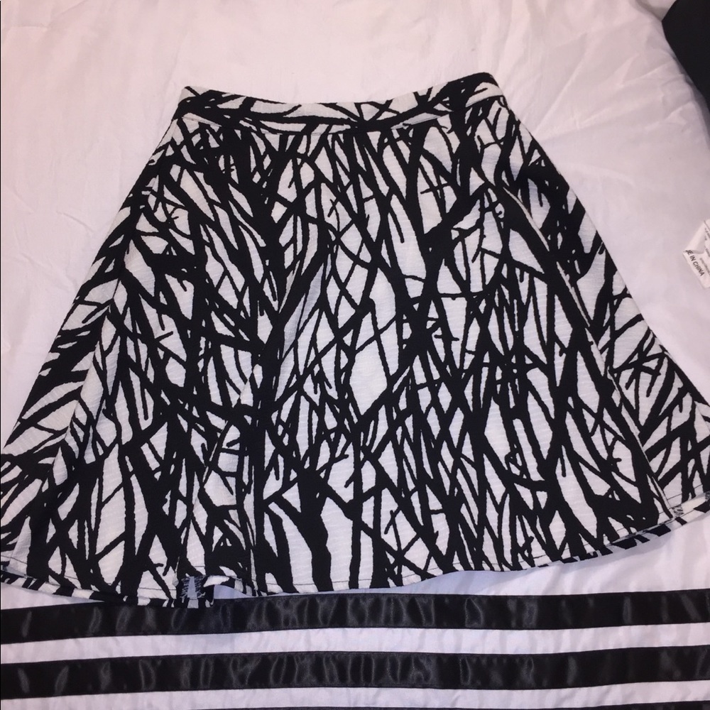 Black and white skirt